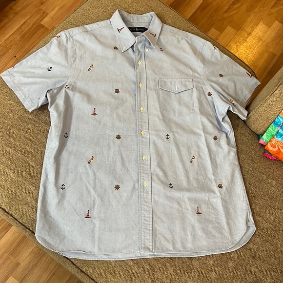Ralph Lauren Shirts Ralph Lauren Embroidered Nautical Button Down